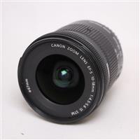 Used Canon EF-S 10-18mm f/4.5-5.6 IS STM Ultra Wide Angle Zoom Lens