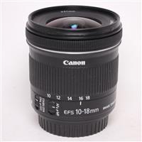 Used Canon EF-S 10-18mm f/4.5-5.6 IS STM Ultra Wide Angle Zoom Lens