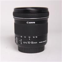 Used Canon EF-S 10-18mm f/4.5-5.6 IS STM Ultra Wide Angle Zoom Lens