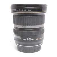 Used Canon EF-S 10-22mm f/3.5-4.5 USM Ultra Wide Angle Zoom Lens