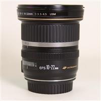 Used Canon EF-S 10-22mm f/3.5-4.5 USM Ultra Wide Angle Zoom Lens
