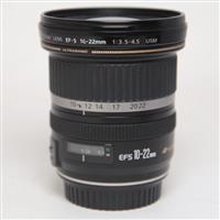 Used Canon EF-S 10-22mm f/3.5-4.5 USM Ultra Wide Angle Zoom Lens