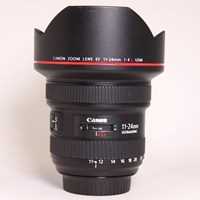 Used Canon EF 11-24mm f/4L USM Ultra Wide Angle Zoom Lens