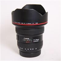 Used Canon EF 11-24mm f/4L USM Ultra Wide Angle Zoom Lens