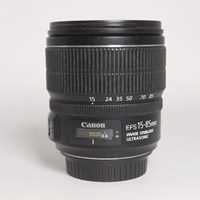 Used Canon EF-S 15-85mm f/3.5-5.6 IS USM Lens