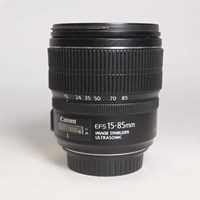 Used Canon EF-S 15-85mm f/3.5-5.6 IS USM Lens