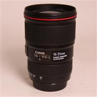 Used Canon EF 16-35mm f/4.0L IS USM Ultra Wide Angle Zoom Lens