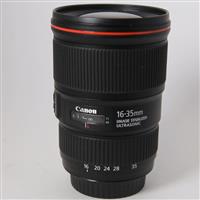 Used Canon EF 16-35mm f/4.0L IS USM Ultra Wide Angle Zoom Lens