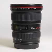 Used Canon EF 17-40mm f/4L USM Ultra Wide Angle Zoom Lens