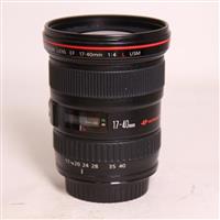 Used Canon EF 17-40mm f/4L USM Ultra Wide Angle Zoom Lens