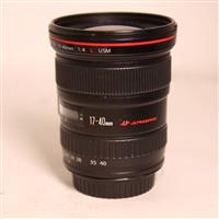 Used Canon EF 17-40mm f/4L USM Ultra Wide Angle Zoom Lens