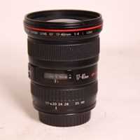 Used Canon EF 17-40mm f/4L USM Ultra Wide Angle Zoom Lens