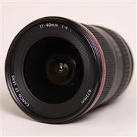 Used Canon EF 17-40mm f/4L USM Ultra Wide Angle Zoom Lens