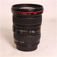 Used Canon EF 17-40mm f/4L USM Ultra Wide Angle Zoom Lens