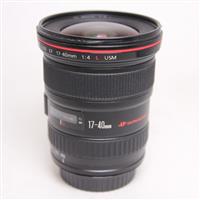 Used Canon EF 17-40mm f/4L USM Ultra Wide Angle Zoom Lens