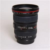 Used Canon EF 17-40mm f/4L USM Ultra Wide Angle Zoom Lens