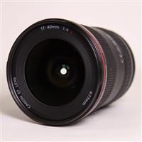 Used Canon EF 17-40mm f/4L USM Ultra Wide Angle Zoom Lens