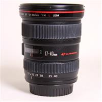Used Canon EF 17-40mm f/4L USM Ultra Wide Angle Zoom Lens