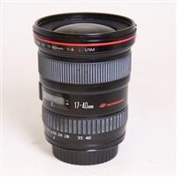 Used Canon EF 17-40mm f/4L USM Ultra Wide Angle Zoom Lens