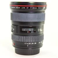 Used Canon EF 17-40mm f/4L USM Ultra Wide Angle Zoom Lens
