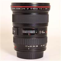Used Canon EF 17-40mm f/4L USM Ultra Wide Angle Zoom Lens