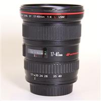 Used Canon EF 17-40mm f/4L USM Ultra Wide Angle Zoom Lens
