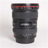 Used Canon EF 17-40mm f/4L USM Ultra Wide Angle Zoom Lens