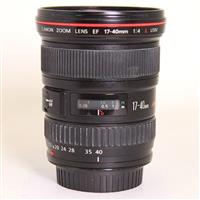 Used Canon EF 17-40mm f/4L USM Ultra Wide Angle Zoom Lens