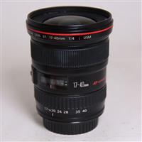 Used Canon EF 17-40mm f/4L USM Ultra Wide Angle Zoom Lens