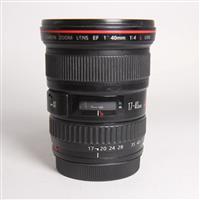 Used Canon EF 17-40mm f/4L USM Ultra Wide Angle Zoom Lens