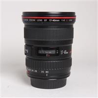 Used Canon EF 17-40mm f/4L USM Ultra Wide Angle Zoom Lens
