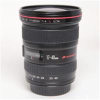 Used Canon EF 17-40mm f/4L USM Ultra Wide Angle Zoom Lens