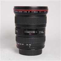 Used Canon EF 17-40mm f/4L USM Ultra Wide Angle Zoom Lens