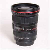 Used Canon EF 17-40mm f/4L USM Ultra Wide Angle Zoom Lens