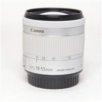 Used Canon EF-S 18-55mm White  f/4-5.6 IS STM Zoom Lens
