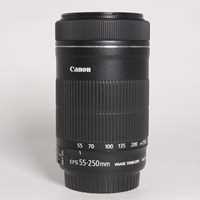 Used Canon EF-S 55-250mm f/4-5.6 IS STM Telephoto Zoom Lens