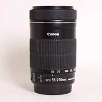 Used Canon EF-S 55-250mm f/4-5.6 IS STM Telephoto Zoom Lens