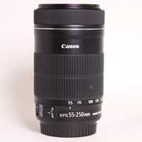 Used Canon EF-S 55-250mm f/4-5.6 IS STM Telephoto Zoom Lens