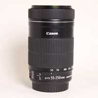 Used Canon EF-S 55-250mm f/4-5.6 IS STM Telephoto Zoom Lens