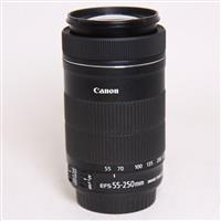 Used Canon EF-S 55-250mm f/4-5.6 IS STM Telephoto Zoom Lens