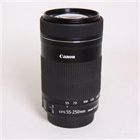 Used Canon EF-S 55-250mm f/4-5.6 IS STM Telephoto Zoom Lens