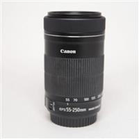 Used Canon EF-S 55-250mm f/4-5.6 IS STM Telephoto Zoom Lens