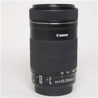 Used Canon EF-S 55-250mm f/4-5.6 IS STM Telephoto Zoom Lens