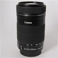 Used Canon EF-S 55-250mm f/4-5.6 IS STM Telephoto Zoom Lens