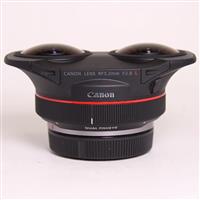 Used Canon RF 5.2mm f/2.8L Dual Fisheye VR lens