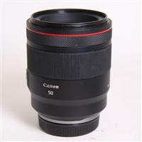 Used Canon RF 50mm f/1.2 L USM lens