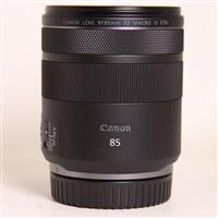 Used Canon RF 85mm f/2 IS Macro STM Prime Lens