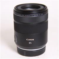 Used Canon RF 85mm f/2 IS Macro STM Prime Lens