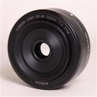 Used Canon EF-M 22mm f/2 STM Pancake Lens