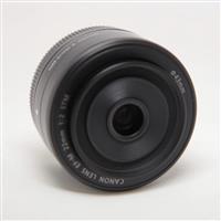 Used Canon EF-M 22mm f/2 STM Pancake Lens